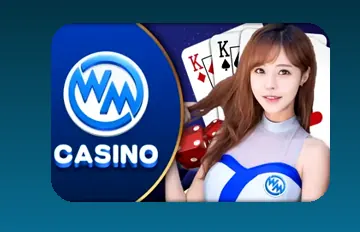 โลโก้ค่าย WM Casino ที่เล่นได้ใน VF238